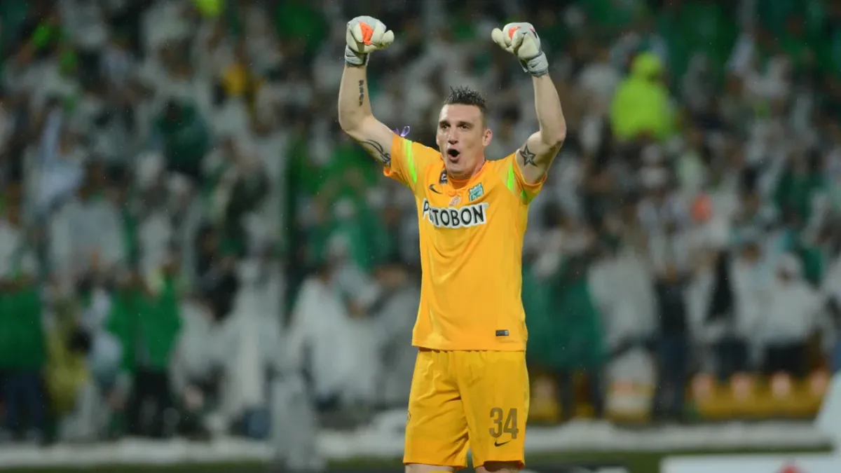 Franco Armani aterrizó en Medellín para cerrar su carrera en Atlético Nacional