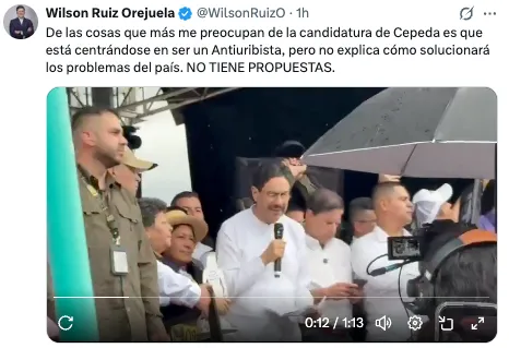 Declaraciones de Iván Cepeda en Medellín generan reacciones y debate político en Antioquia