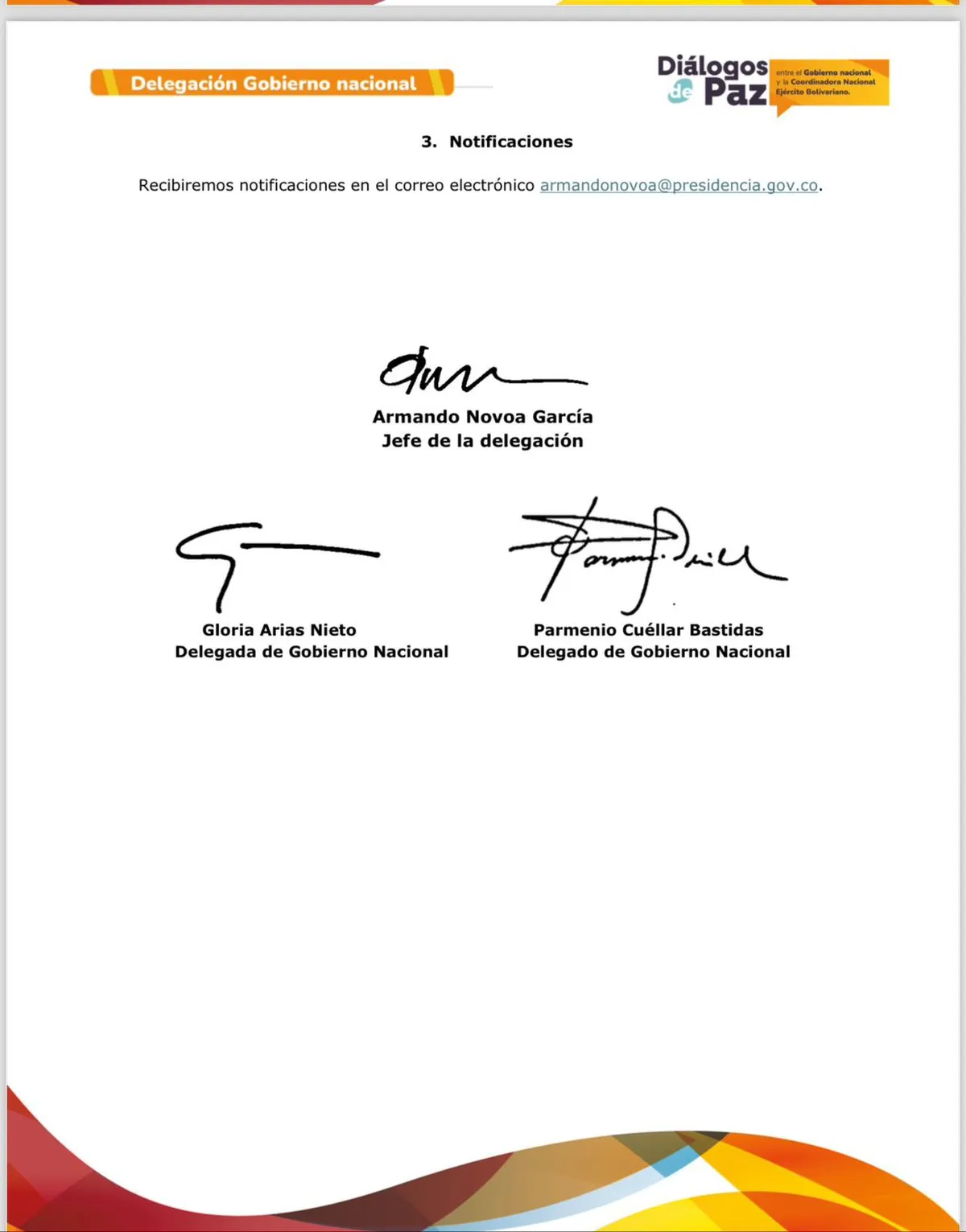 Delegación del Gobierno pidió retractación a Daniel Briceño por trinos sobre ‘Paz Total’