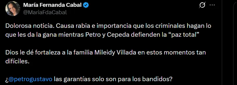 “Estas acciones no tienen ninguna justificación”: Procurador rechazó asesinato de la concejal Mileydy Villada González
