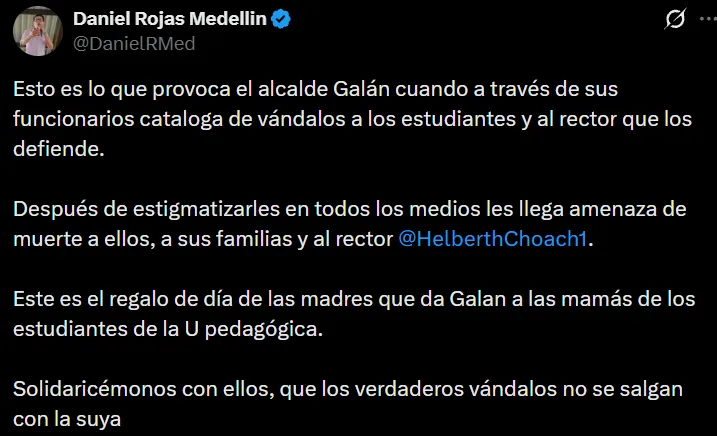 Gobierno rechazó amenazas de muerte contra personal de la Universidad Pedagógica