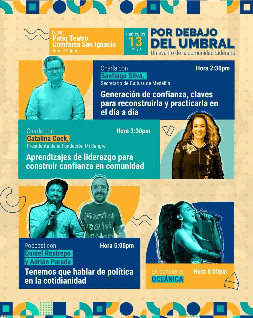Comunidad Liderario realizará el evento “Por debajo del umbral” para promover diálogos sobre liderazgo y democracia