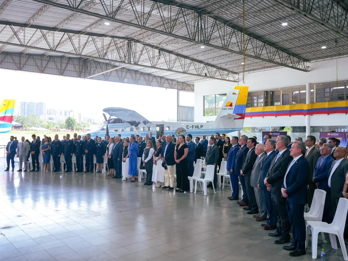 SATENA celebró 64 años de operación y ratificó a Medellín como eje estratégico de su expansión