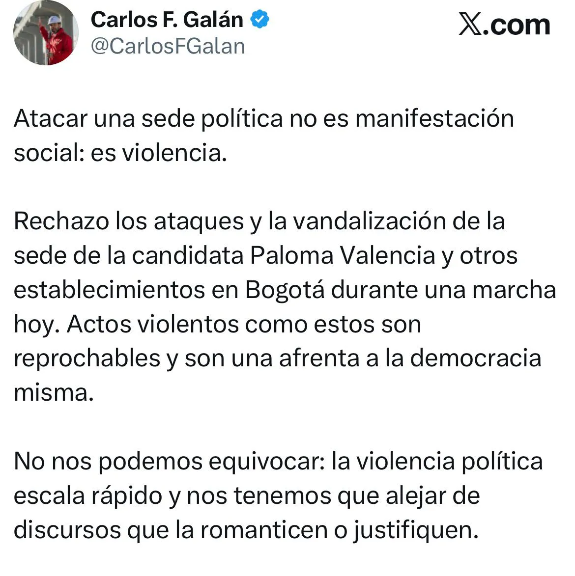 (EN VIDEO) Gobierno, Distrito y sectores políticos rechazaron ataque contra sede de campaña de Valencia y Oviedo