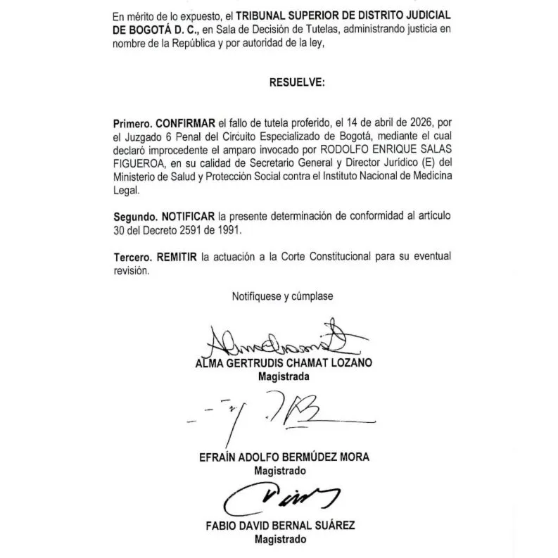 Tribunal Superior de Bogotá ratificó reserva del informe de necropsia del menor Kevin Arley Acosta