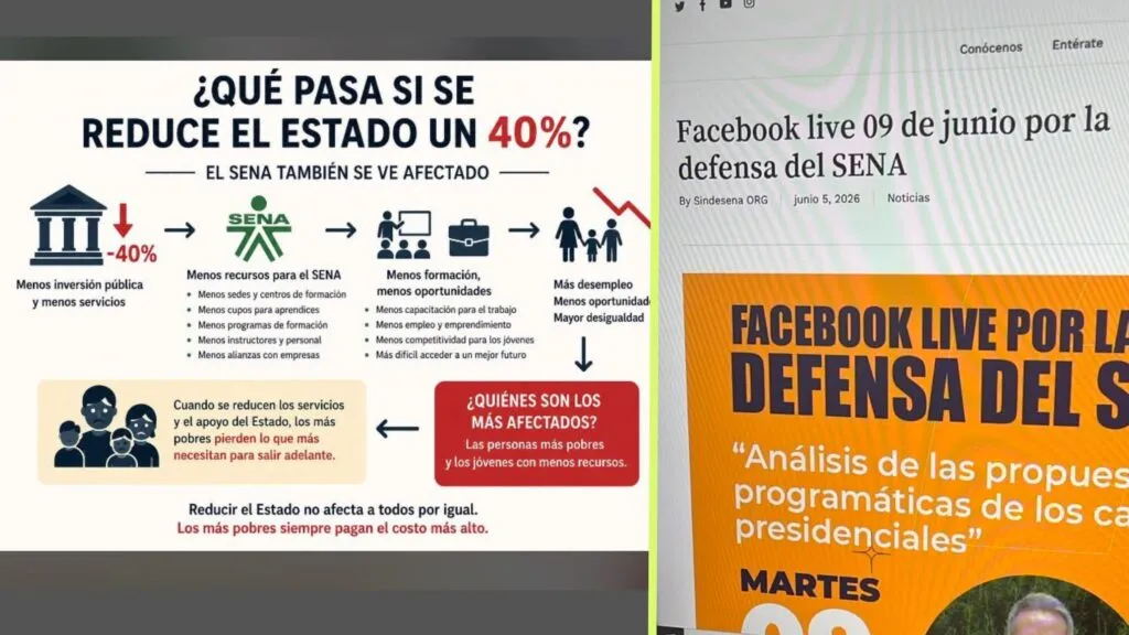 Funcionarios del Sena en Medellín denuncian uso de correos institucionales para divulgar contenidos de campaña para Iván Cepeda