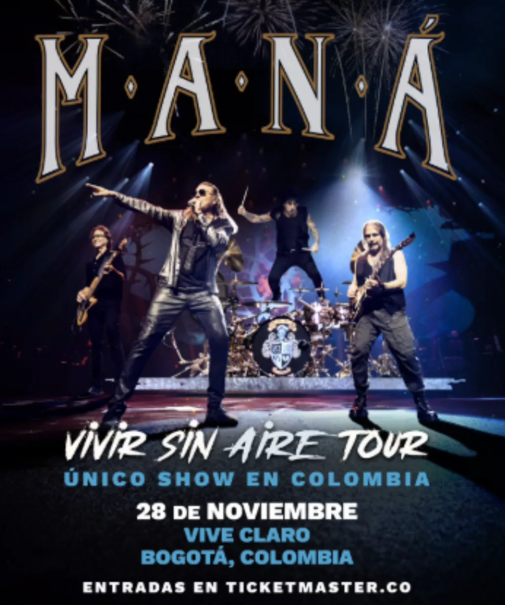 Maná celebrará sus 40 años de carrera con un concierto en Bogotá y una gira histórica por estadios de Latinoamérica