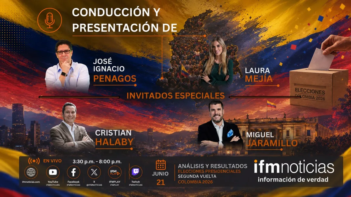 IFMNOTICIAS desplegará cobertura especial para la segunda vuelta presidencial de Colombia este 21 de junio