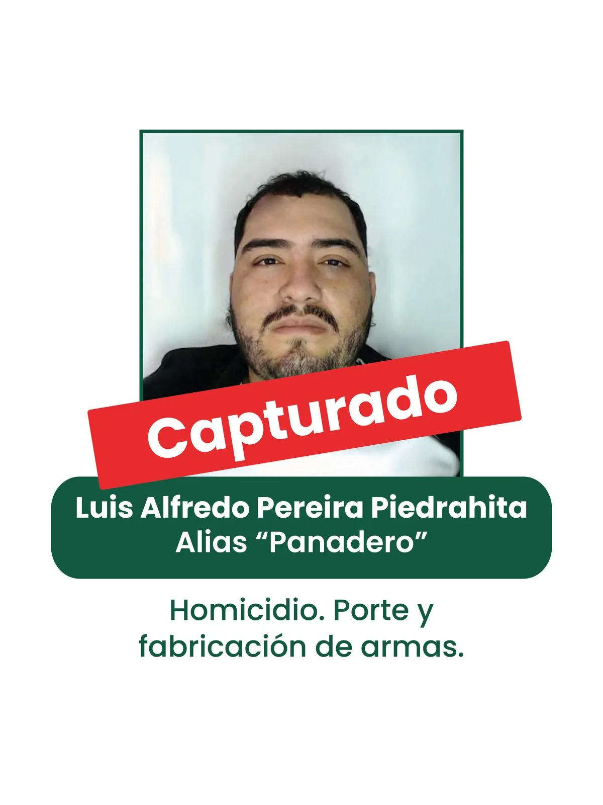 Capturaron en Cocorná a alias “Panadero”, señalado integrante del Clan del Golfo y buscado por homicidio en Antioquia