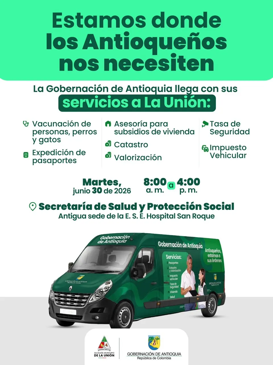 Gobernación de Antioquia extiende servicios a 53 municipios con la Paisaneta y supera las 29 mil atenciones