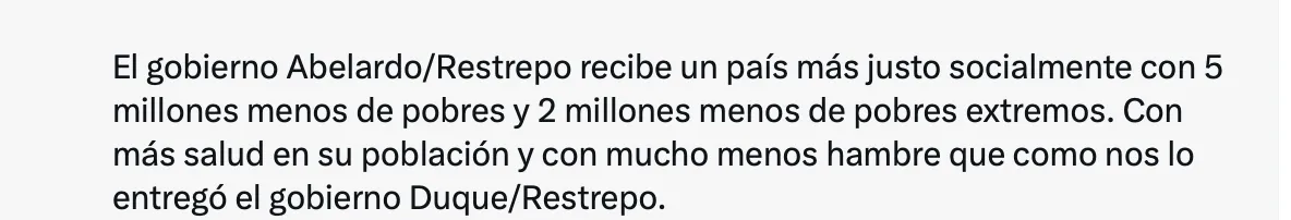 Petro defendió la gestión de su gobierno y respondió a críticas sobre el empalme con la administración entrante