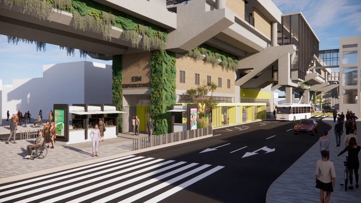 Estación Exposiciones inició su transformación con un nuevo portal de integración para fortalecer la movilidad en Medellín
