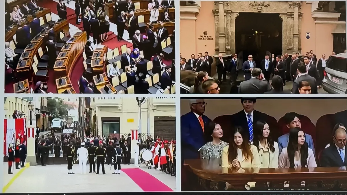 Así van los actos de posesión de Keiko Fujimori quien asume hoy la Presidencia de Perú. La acompañan líderes de la derecha latinoamericana
