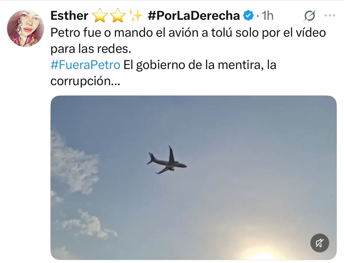 Ausencia de Gustavo Petro en acto previsto en Tolú genera interrogantes tras la llegada del avión presidencial más no del presidente 