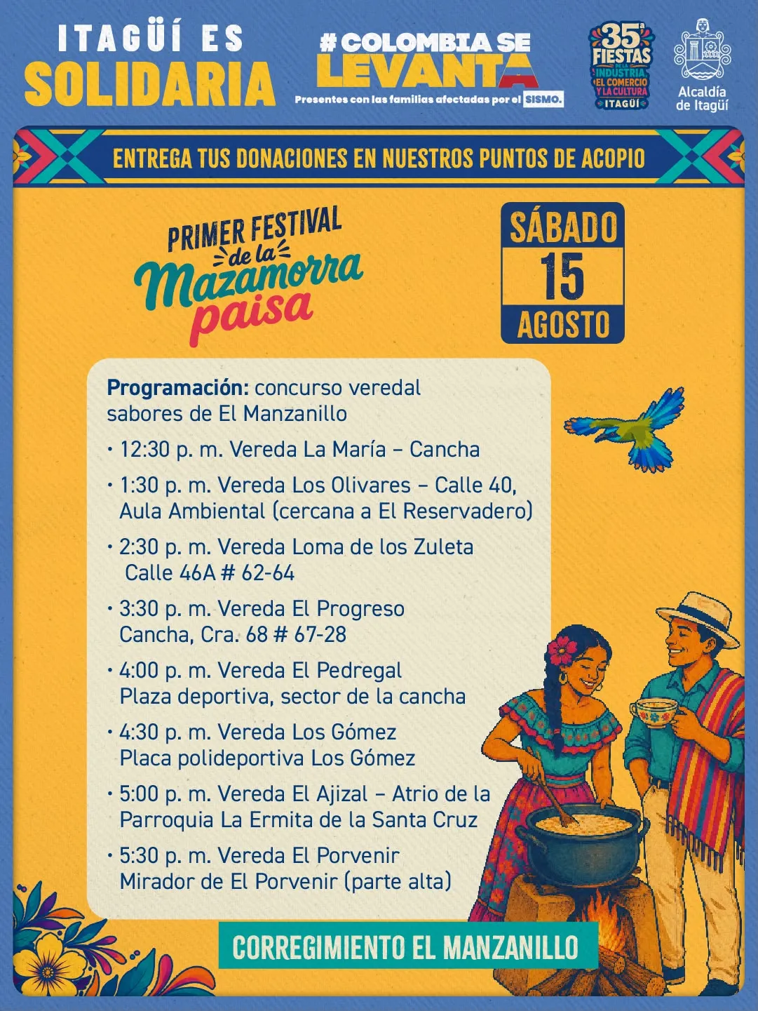 La mazamorra paisa será protagonista de una jornada gastronómica en Itagüí