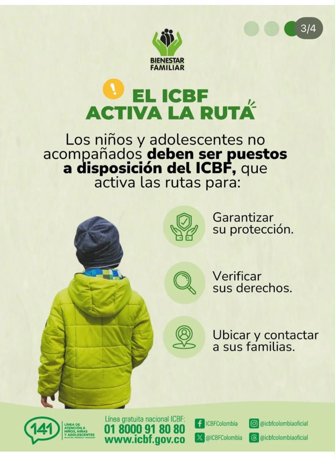 ICBF alerta sobre riesgo para niños y adolescentes no acompañados tras la emergencia por el sismo