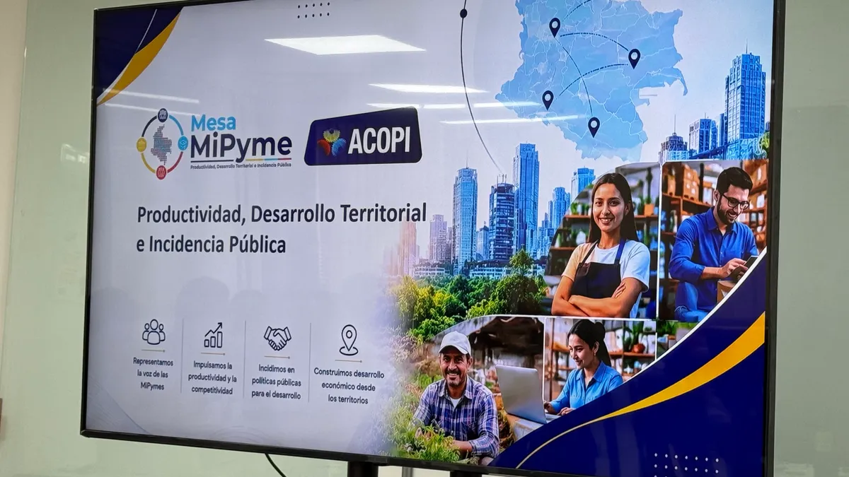 Acopi instala mesa técnica para impulsar políticas públicas a favor de las mipymes y el empleo
