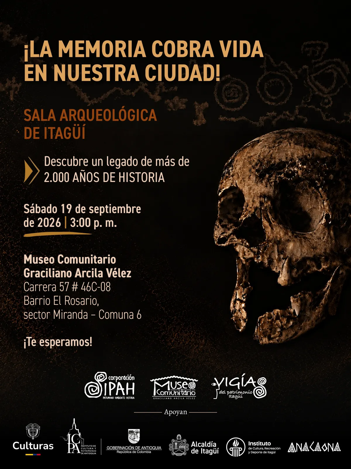 Itagüí fortaleció la conservación de su patrimonio con nueva sala arqueológica