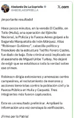 Alias ‘Robinson Gutiérrez’ fue dado de baja en operativo y es un señalado cabecilla de la estructura Teófilo Forero Castro