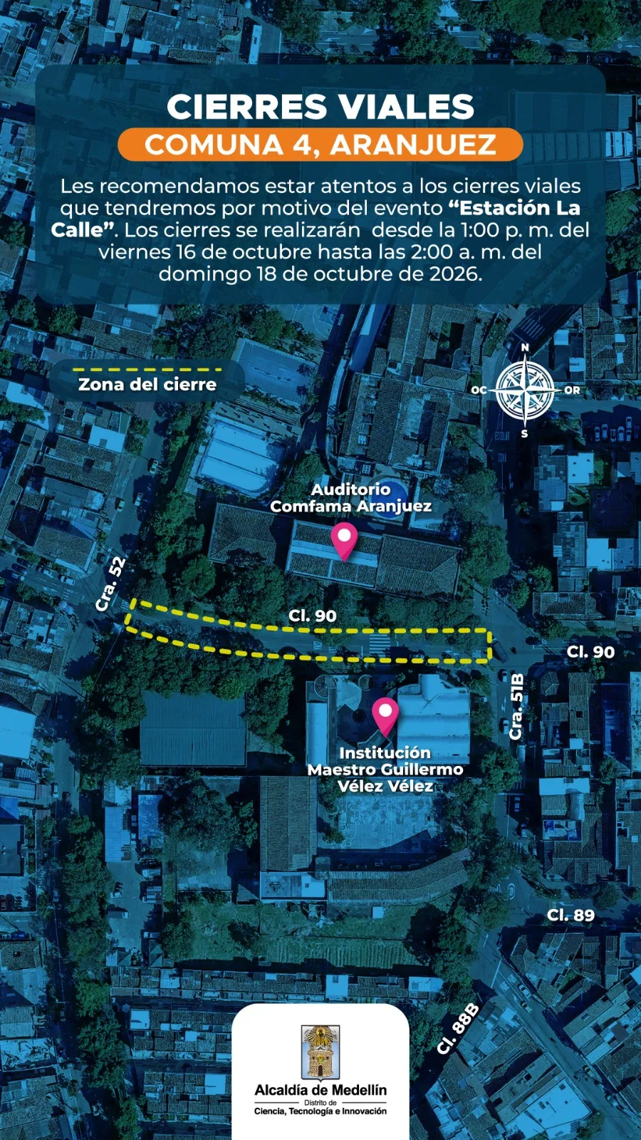 Medellín ajustará la movilidad por eventos deportivos y culturales este fin de semana 