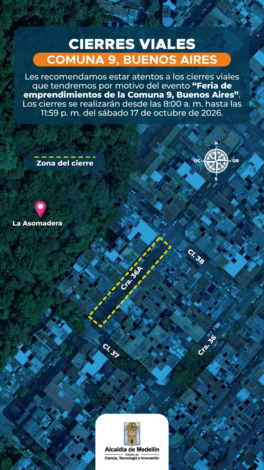 Medellín ajustará la movilidad por eventos deportivos y culturales este fin de semana 