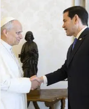 Reunión entre el Papa León XIV y el secretario de Estado Marco Rubio duró 45 minutos