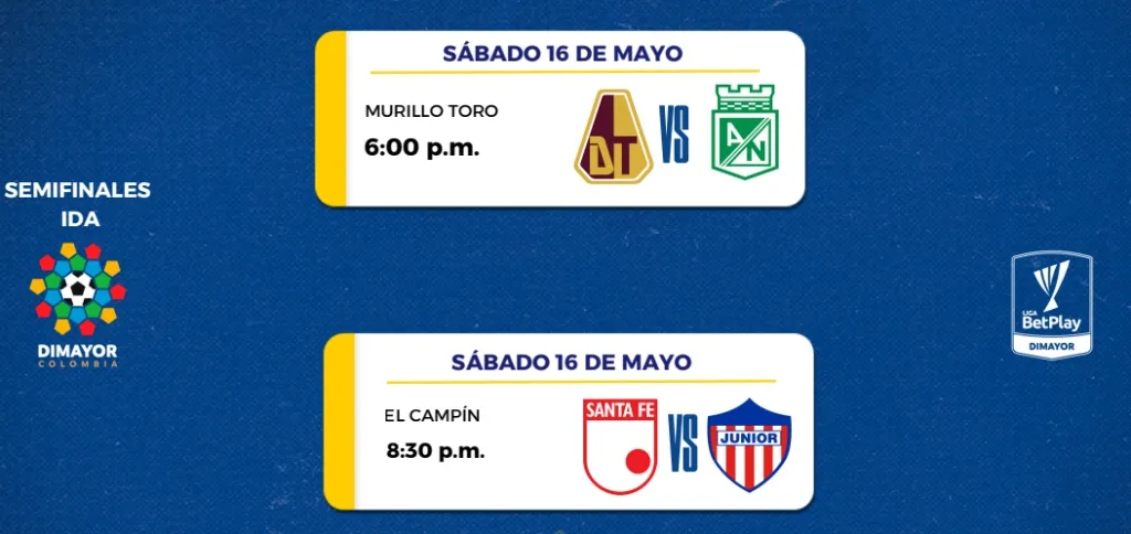 Prográmese para las semifinales de la Liga Colombiana