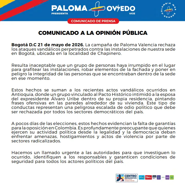 (EN VIDEO) Manifestaciones en la Séptima afectaron comercios, sedes de campaña, mobiliario y operación de TransMilenio en Bogotá
