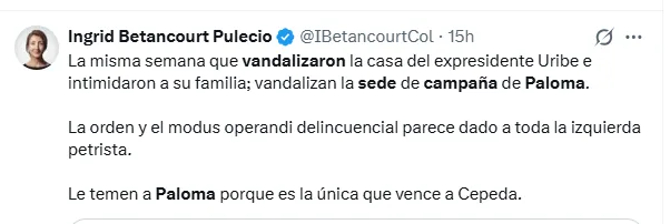 (EN VIDEO) Gobierno, Distrito y sectores políticos rechazaron ataque contra sede de campaña de Valencia y Oviedo