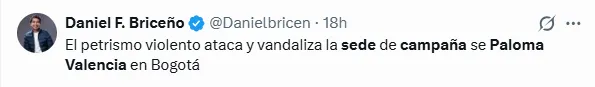 (EN VIDEO) Gobierno, Distrito y sectores políticos rechazaron ataque contra sede de campaña de Valencia y Oviedo