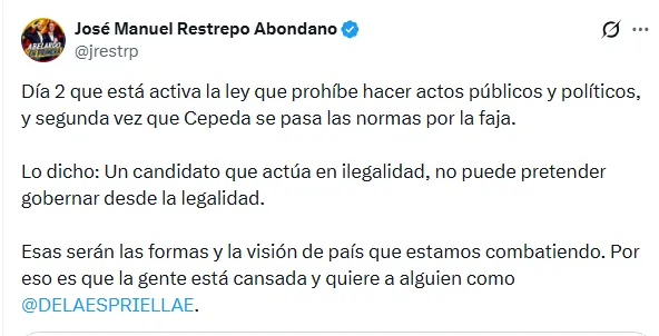 (EN VIDEO) Actos de Iván Cepeda en la Costa Caribe generan polémica por restricciones electorales y veda de campaña