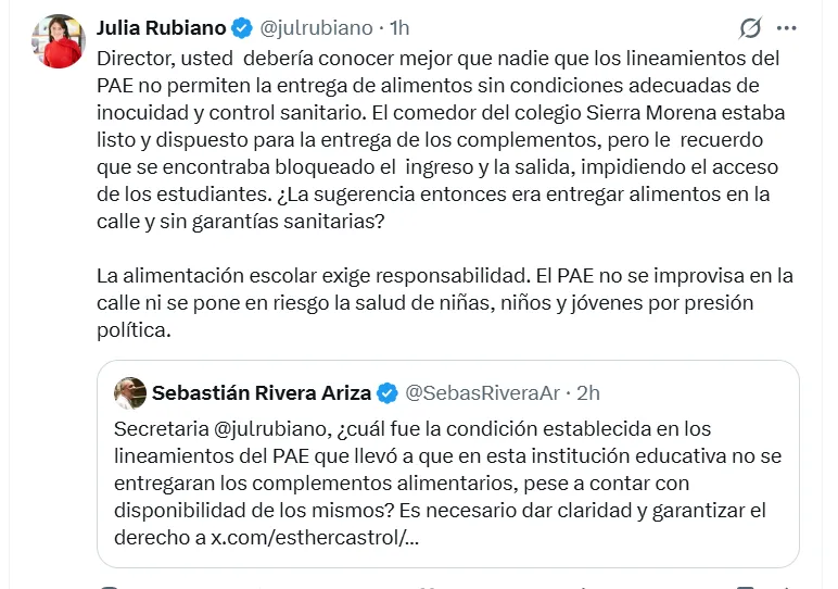 Cruce entre MinCiencias y Distrito por cancelación de actividad en colegio de Ciudad Bolívar
