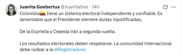 Gremios, dirigentes y sectores políticos cuestionaron a Petro por sembrar dudas sobre los resultados electorales