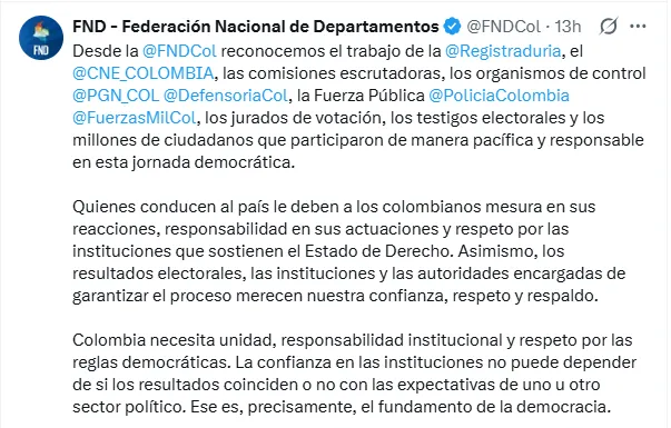 Gremios, dirigentes y sectores políticos cuestionaron a Petro por sembrar dudas sobre los resultados electorales