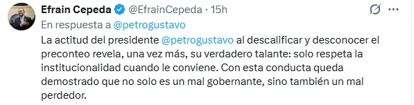 Sectores políticos cuestionaron a Petro por sembrar dudas sobre los resultados electorales