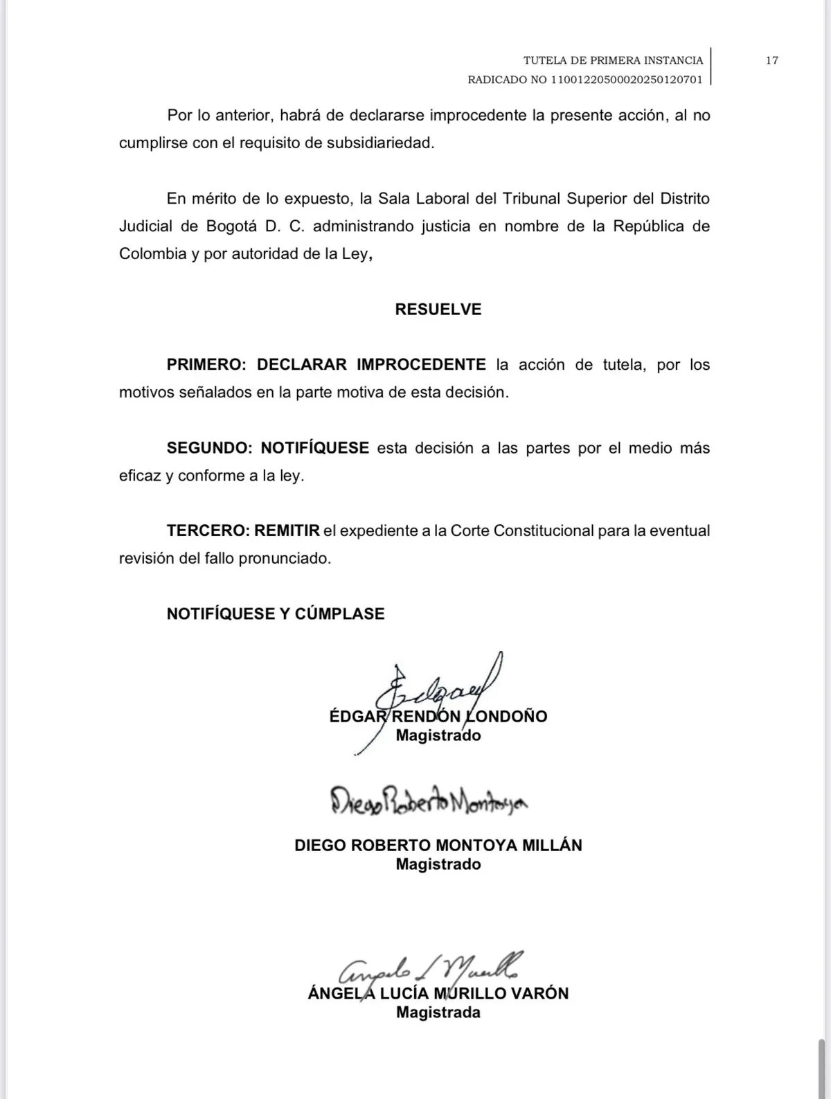 Fallo previo del mismo Tribunal podría influir en la controversia por la prohibición de uso de presuntos símbolos patrios en la campaña de Abelardo de la Espriella