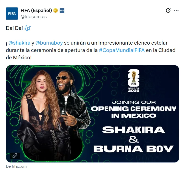 Agéndese para vivir por primera vez las tres inauguraciones del Mundial 2026 en México, Canadá y EE. UU.