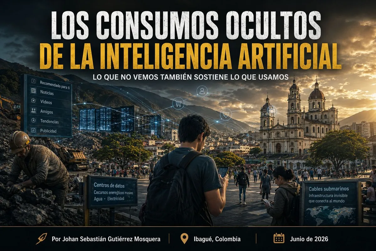 (OPINIÓN) Los consumos ocultos de la inteligencia artificial. Por: Sebastián Gutiérrez Mosquera