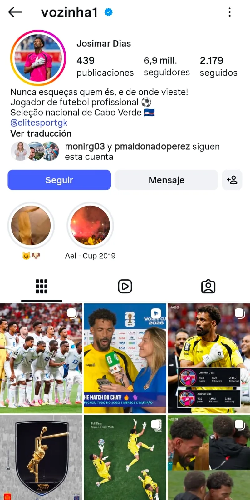El fenómeno Vozinha, de figura en la cancha a la explosión global en las redes sociales