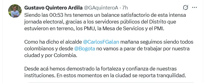 (EN VIDEO) Quema de llantas, enfrentamientos y bloqueos alteraron el orden público en Bogotá al cierre de la jornada electoral