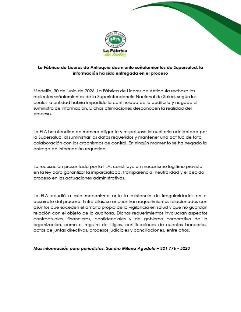 ¿La venganza política de Daniel Quintero? Crece la controversia por actuaciones de la Supersalud en Antioquia. FLA y Gobernación cuestionaron auditorías lideradas por Daniel Quintero