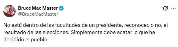 El presidente saliente no tiene competencia para validar la elección de su sucesor, advierten juristas