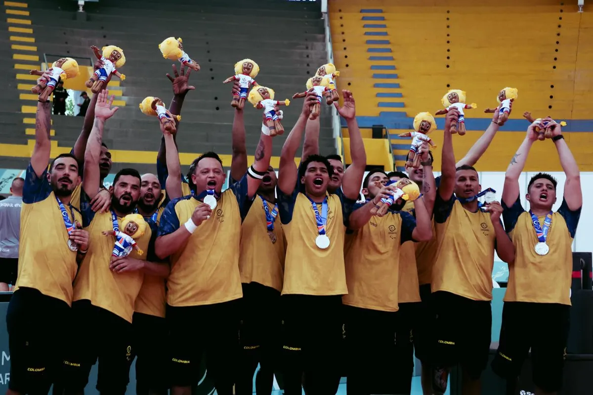 Plata para Colombia en Voleibol sentado en los Parasuramericanos