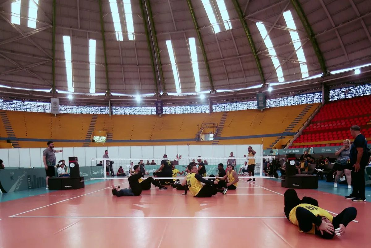 Plata para Colombia en Voleibol sentado en los Parasuramericanos