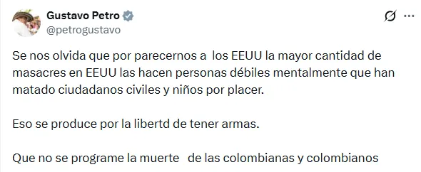 Petro y el senador electo Germán Rodríguez chocaron por propuesta para ampliar el porte legal de armas
