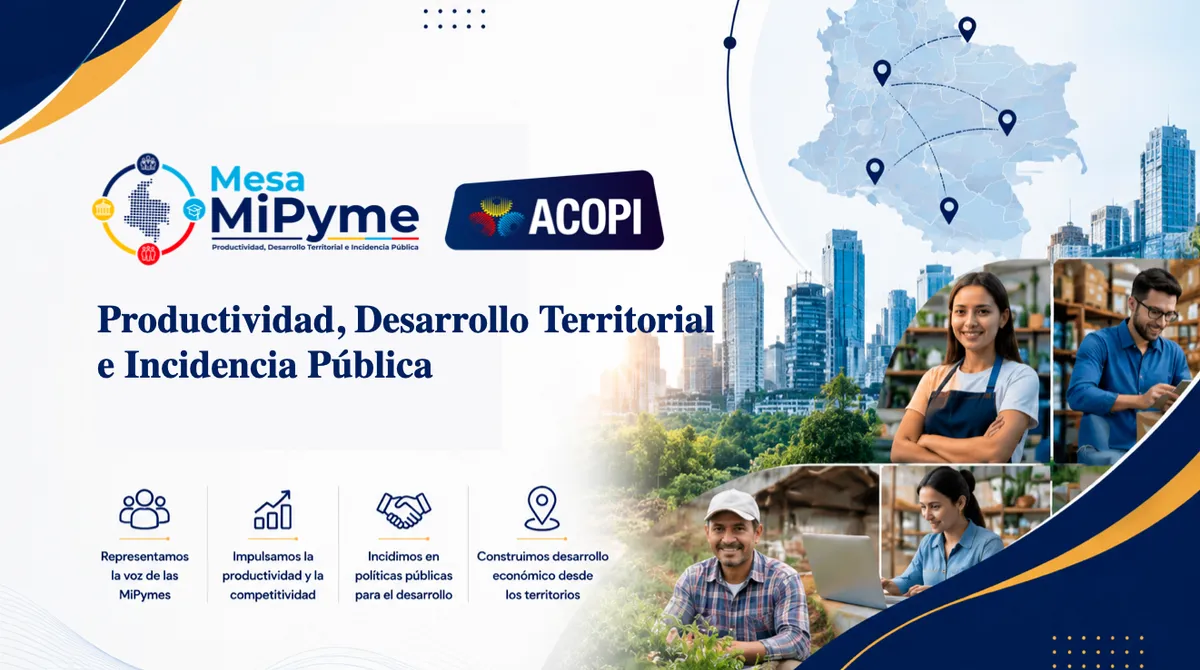 Acopi Antioquia instala la Mesa Técnica MiPyme para fortalecer la representación del sector empresarial