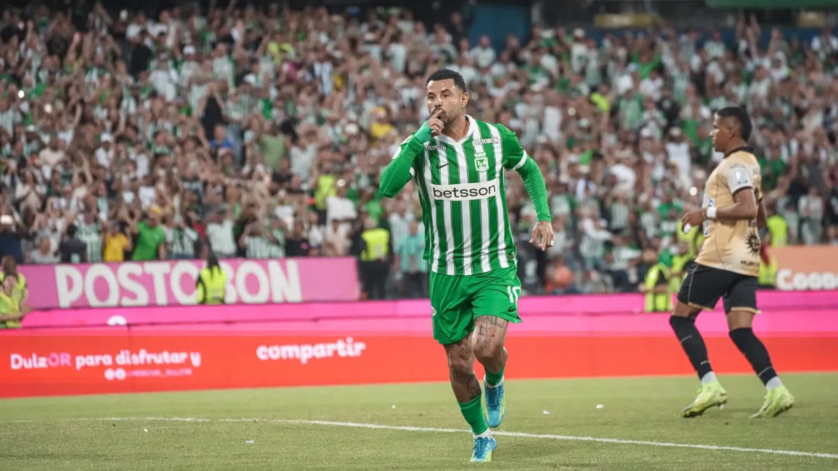 Atlético Nacional superó a Águilas Doradas en una noche de fiesta, homenajes y brillo de Poveda