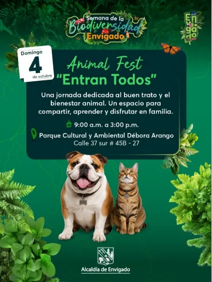 Educación, naturaleza y participación ciudadana se reunirán en la Semana de la Biodiversidad de Envigado