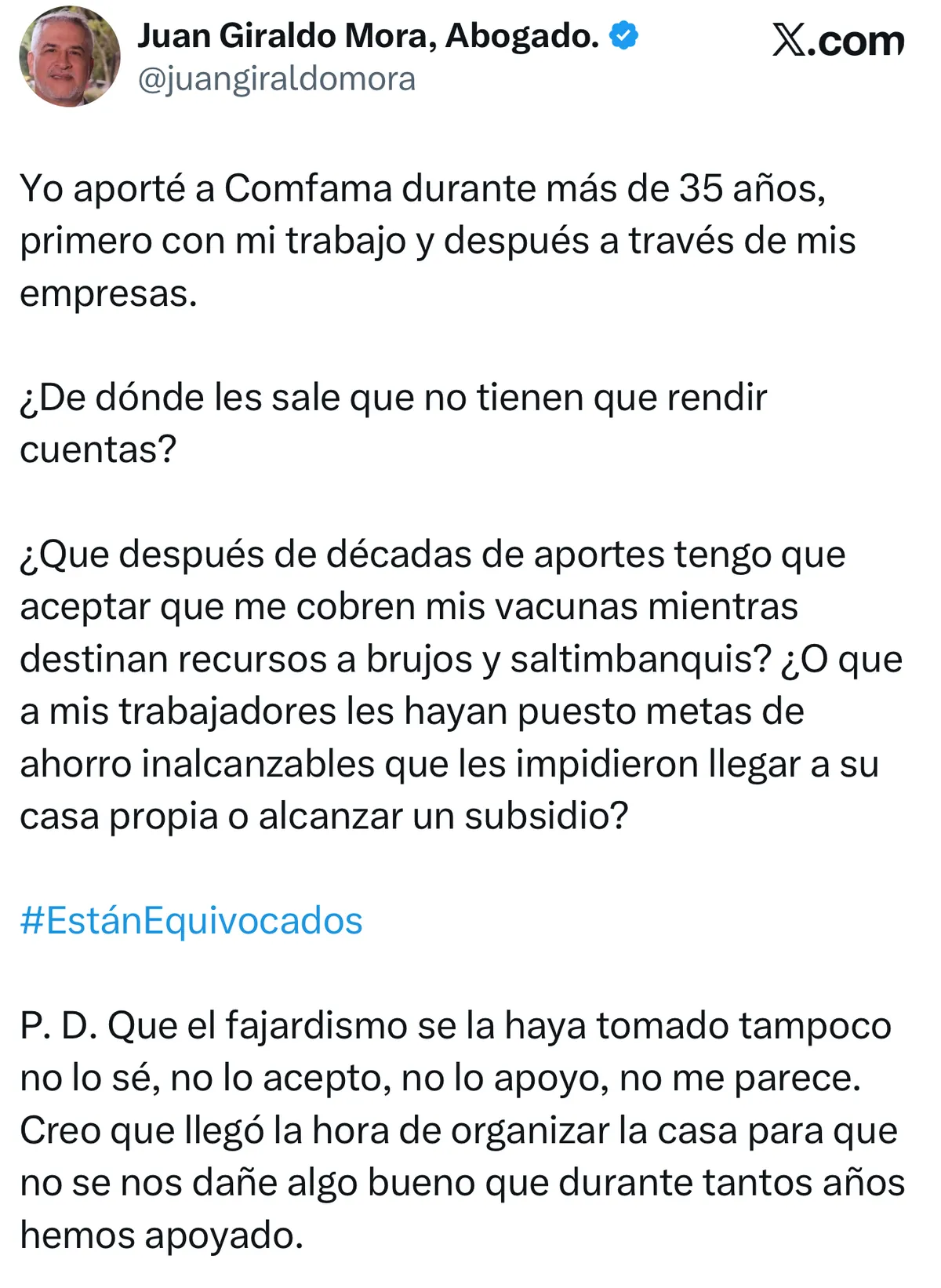 Comfama bajo el escrutinio público. Entre interrogantes de transparencia y advertencias judiciales