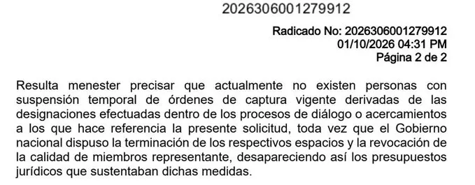 Petro suspendió órdenes de captura a 205 miembros de grupos armados, según denuncia del representante Simón Molina